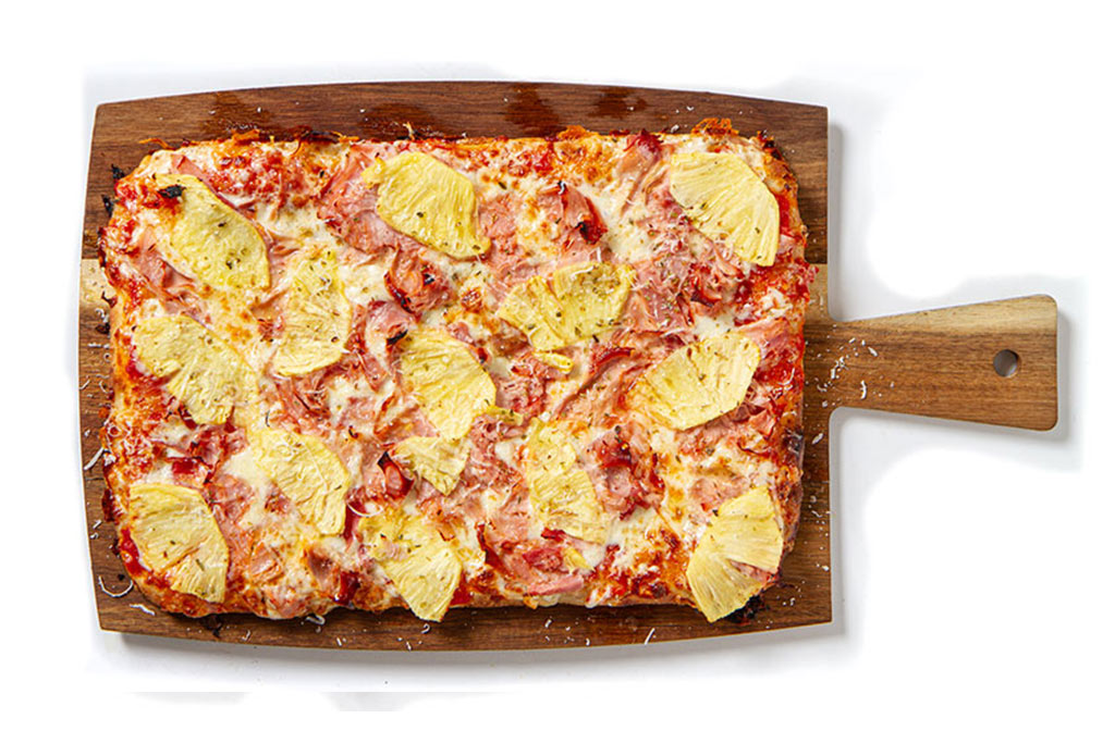 Hawaiian Underdog Pizza